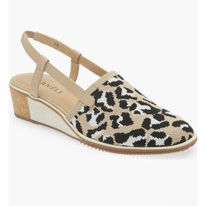 VANELi Greer Slingback Wedge - Leopard. 9.5 Never worn!
